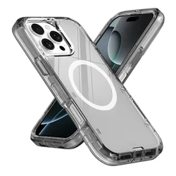 Cover Magnetico Originale 3-in-1 per Phone con Ricarica Wireless e Retro Antisfondamento
