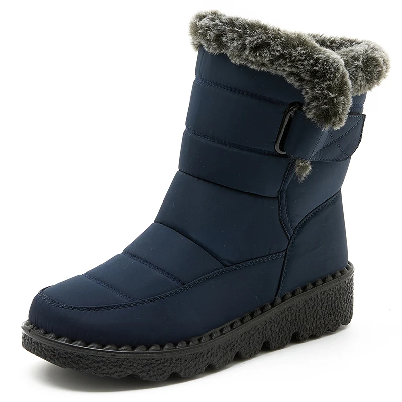 Women Boots Women Snow Boots With Heels Winter Shoes New In Luxury Designer Botte Femme Platform Winter Female platform boots,women boots