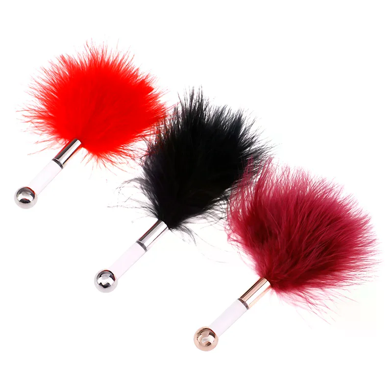 Beautiful taste flirting feathers colorful fancy Gift Tickler Flirt Toy Couple