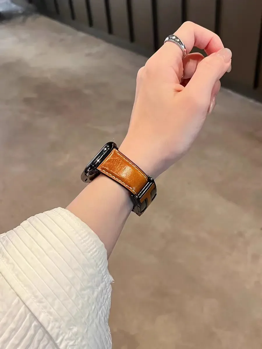 Bracelet Apple Watch Hermes Cuir