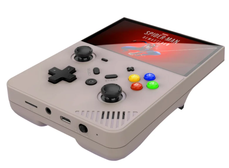 thumbnail image 1 of Consola de videojuegos portátil retro R43 Pro con pantalla HD de 4,3 pulgadas, sistema Linux de código abierto con corte A17, para viajes, regalo para niños, 1 of 5