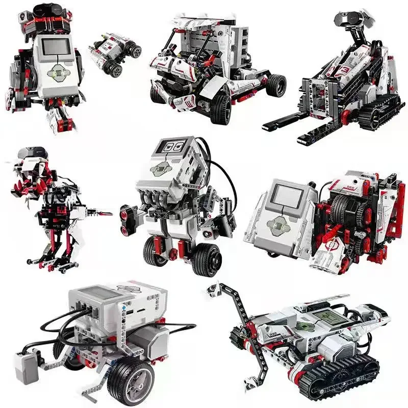 

The EV3 Robots Building Blocks Model Education Set STEAM Compatible with legoes 45544 EV5 EV6 Robotics Programming Toys Parts