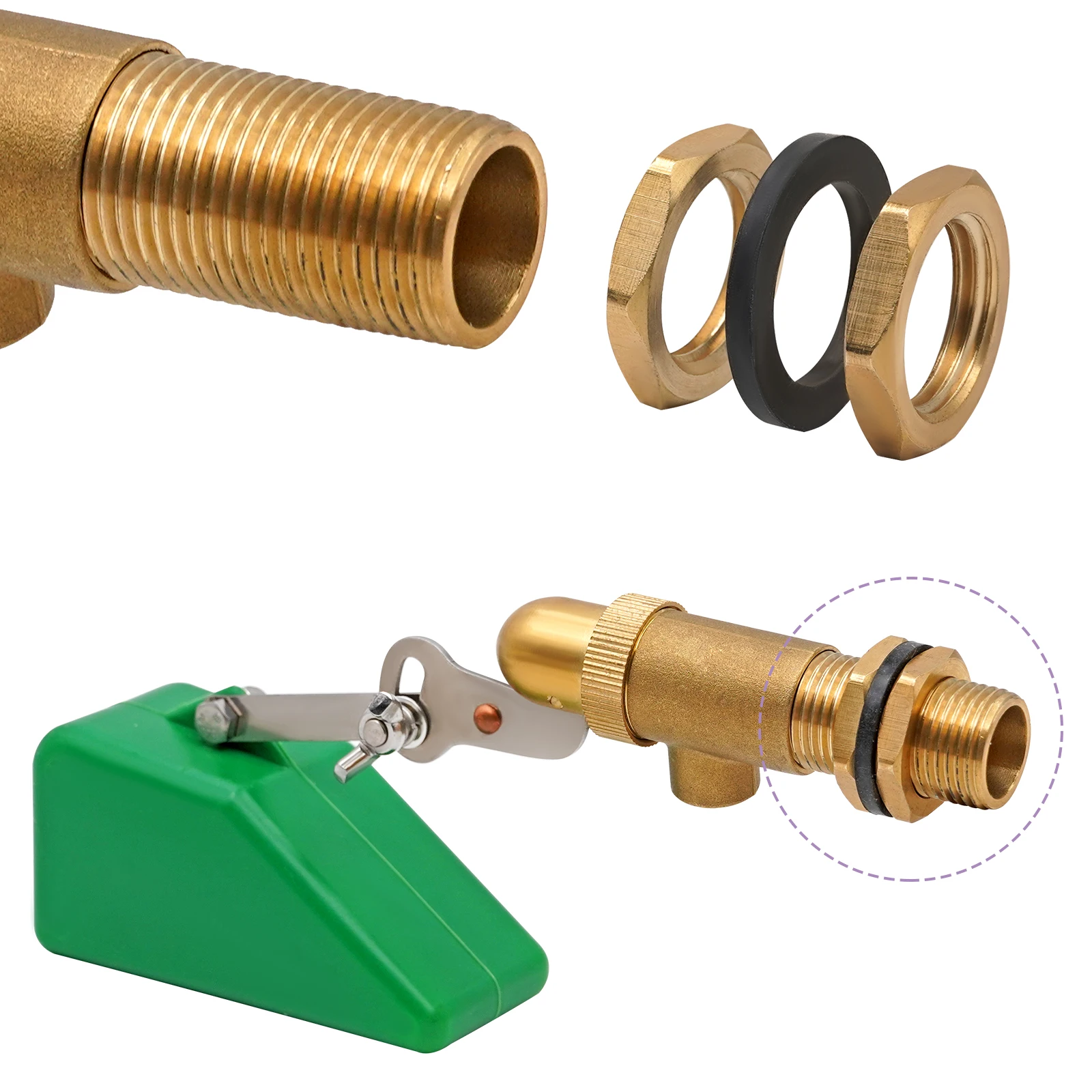 Vanne à Flotteur Pour Réservoir D'Eau - Lot De 2, Plastique, Diamètre 20 Mm - Pour Aquarium, Humidificateur - 2