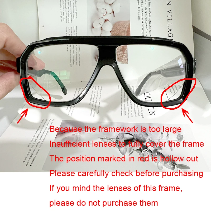 Retro Men Pilot Reading Glasses Fashion Brand Big Frame Anti Blue Light Presbyopia Eyeglasses Women Square Prescription Glasses 5