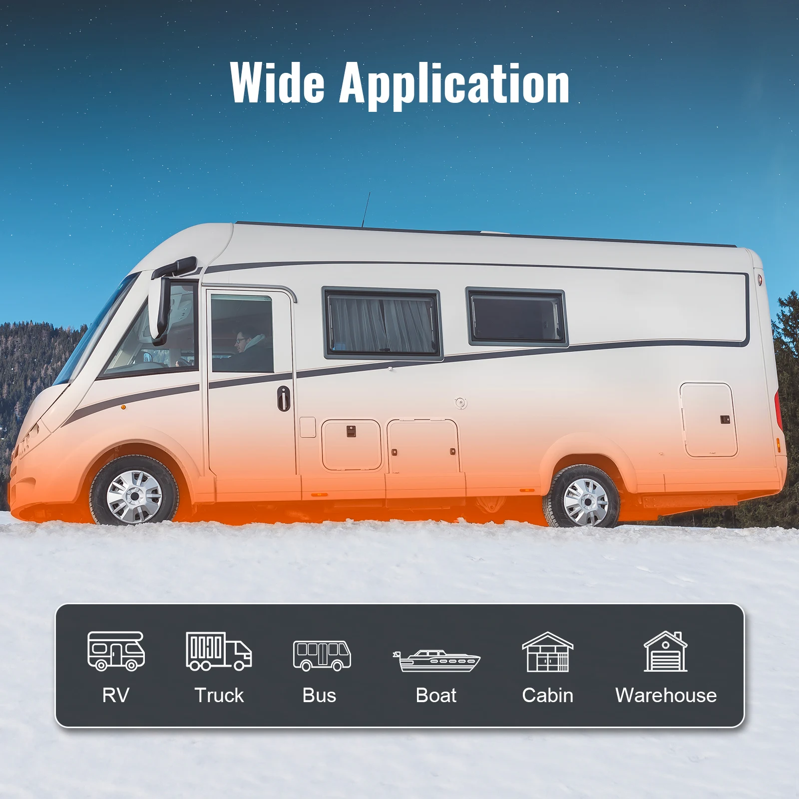 2/5/8KW Car Heater Diesel Air Heater 12V With Low Noise Remote Control Truck Boat Bus Trailer Air Diesel Parking diesel air heater