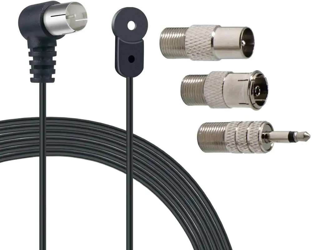 Antena receptor estéreo doméstico, cable coaxial tipo F macho de 75 Ohm para interior Ancable, para Yamaha Onkyo Denon, etc. - AliExpress Productos electrónicos