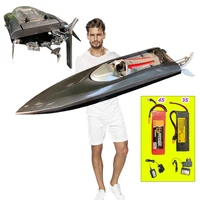 UDI RC UDI022 Brushless Remote Control Boat Boat for Adults with 3S 4S 2 Sets of Batteries 25 Inch 30mph+ 50km/h + Alloy Steel 1