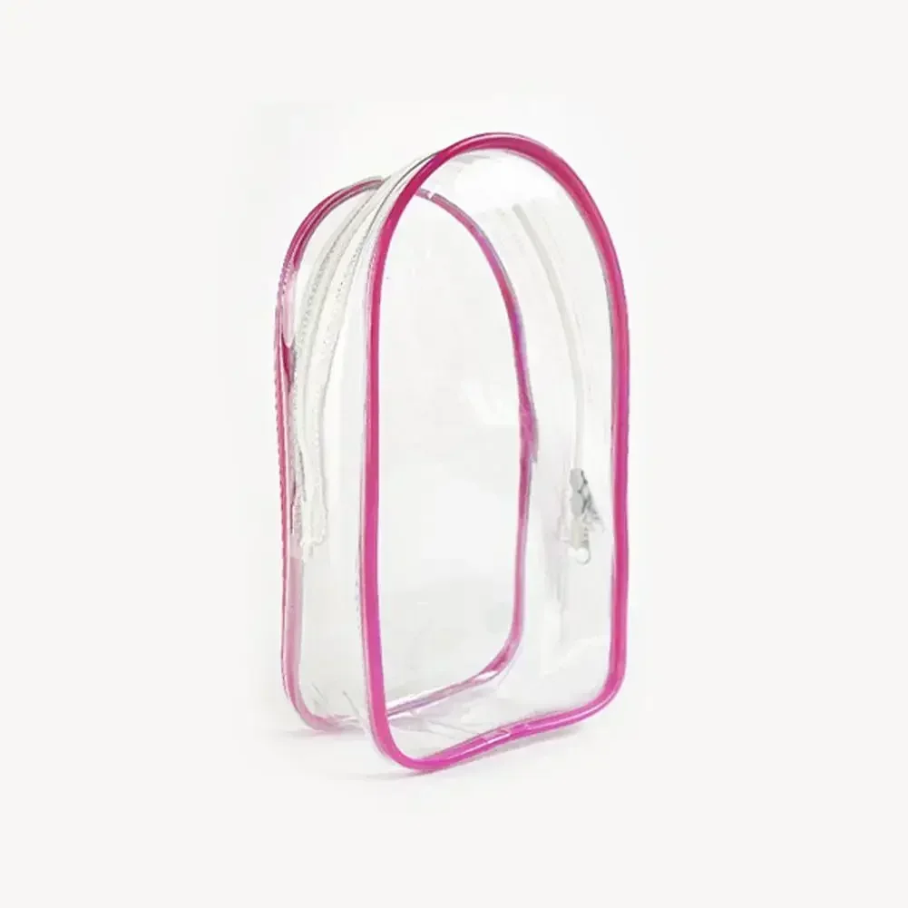 Vibrant Clear Protective Organizer Box with Keychain