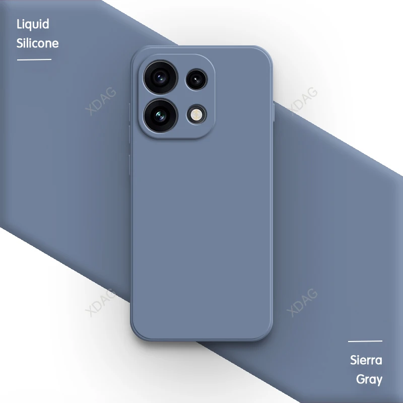 Sleek Liquid Silicone Phone Case - Original Square Design