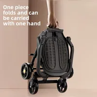 Poussettes pour bébés, poussettes compactes, poussettes légères, chariots de voyage pour bébés, chariots pliants à quatre roues pour bébés pour les voyages en avion 3
