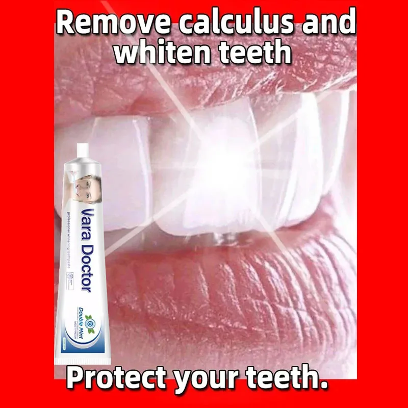 Dental Calculus Remover Toothpaste Wipe Off Plaque Stain Herbal Fresh Breath Teeth Whitening 100g