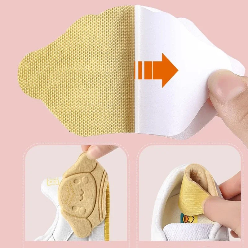 Insoles Patch Heel Pads Children's Shoe Pain Relief Pad Antiwear Feet Adjustable Size Back Sticker Cushion Inserts Insole 4pcs shoe insoles heel patch insole heel protector pads heel insoles heel cushion insole