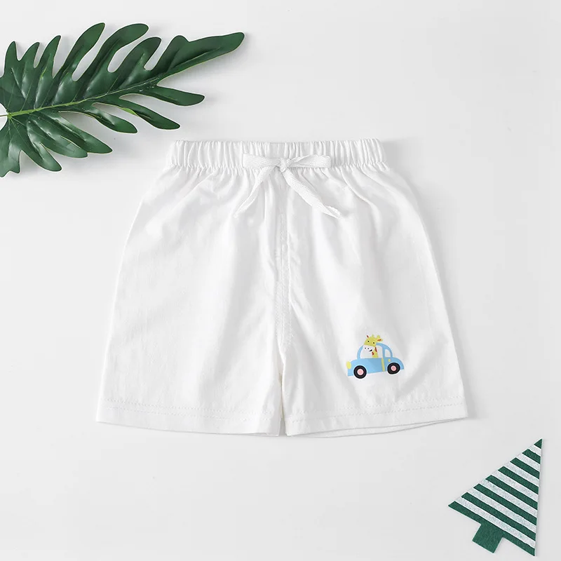 Kids Shorts 1pcs Pure Cotton Summer Boys Girls Solid Color Short Baby Casual Pant Children Sport Clothing Outwear