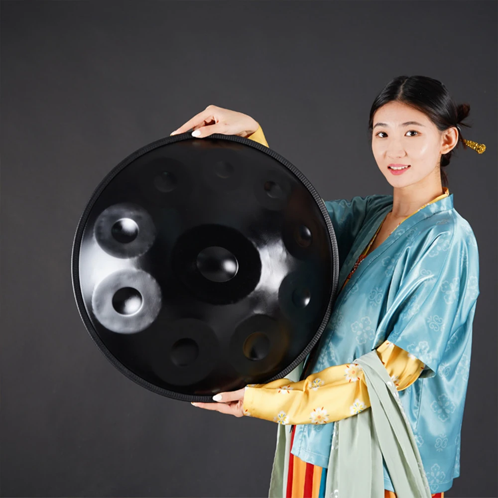 ヨガ瞑想のためのスチールタン付きドラム、ハンドパン音楽ドラム