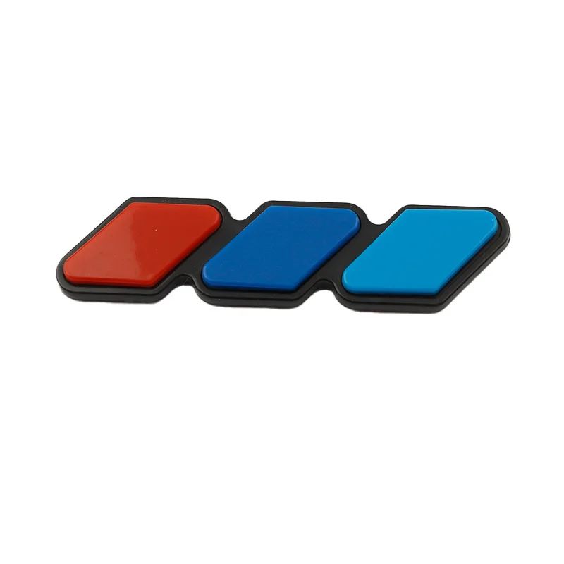 3D Auto Dreifarbiges Kühlergrill-Emblem Aufkleber für Toyota TRD Tacoma Tundra 4Runner Highlander Rav4 Lufteinlassgitter Auto – Detail 7