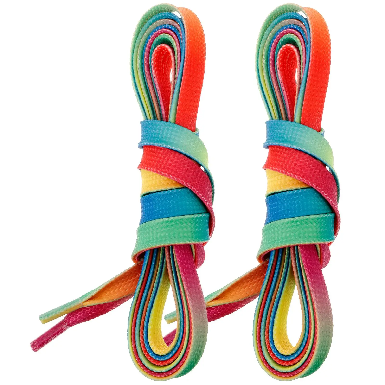 1 Pair Ice Hockey Skate Roller Skate Laces Laces 95inch Dual Layer Braid Reinforced Waxed Tip Design Hockey Lacer