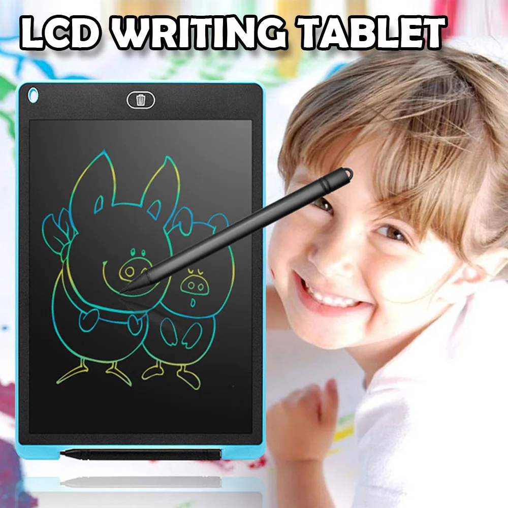 

Big Size 12 Inch Color Writing Tablet Paperless LCD Electronic Writing Tablet Drawing Pad Writing Pad For Students Birthday Gift
