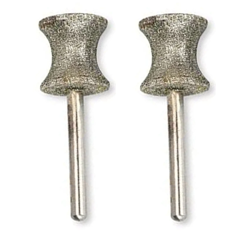 Diamond Dog Nail Grinder Bits 2 Pack for Rotary Tool Fits Dremel and Many Others