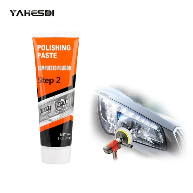 

Headlight Restoration Kit Headlamp Repair Polishing Paste for Car Lamps Lens Polish Cleaning Scratch Remover Refurbish Restore