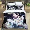 Overlord cartoon printed printed Bedding Sets exquisite bed supplies set duvet cover bed comforter set bedding birthday gift 6