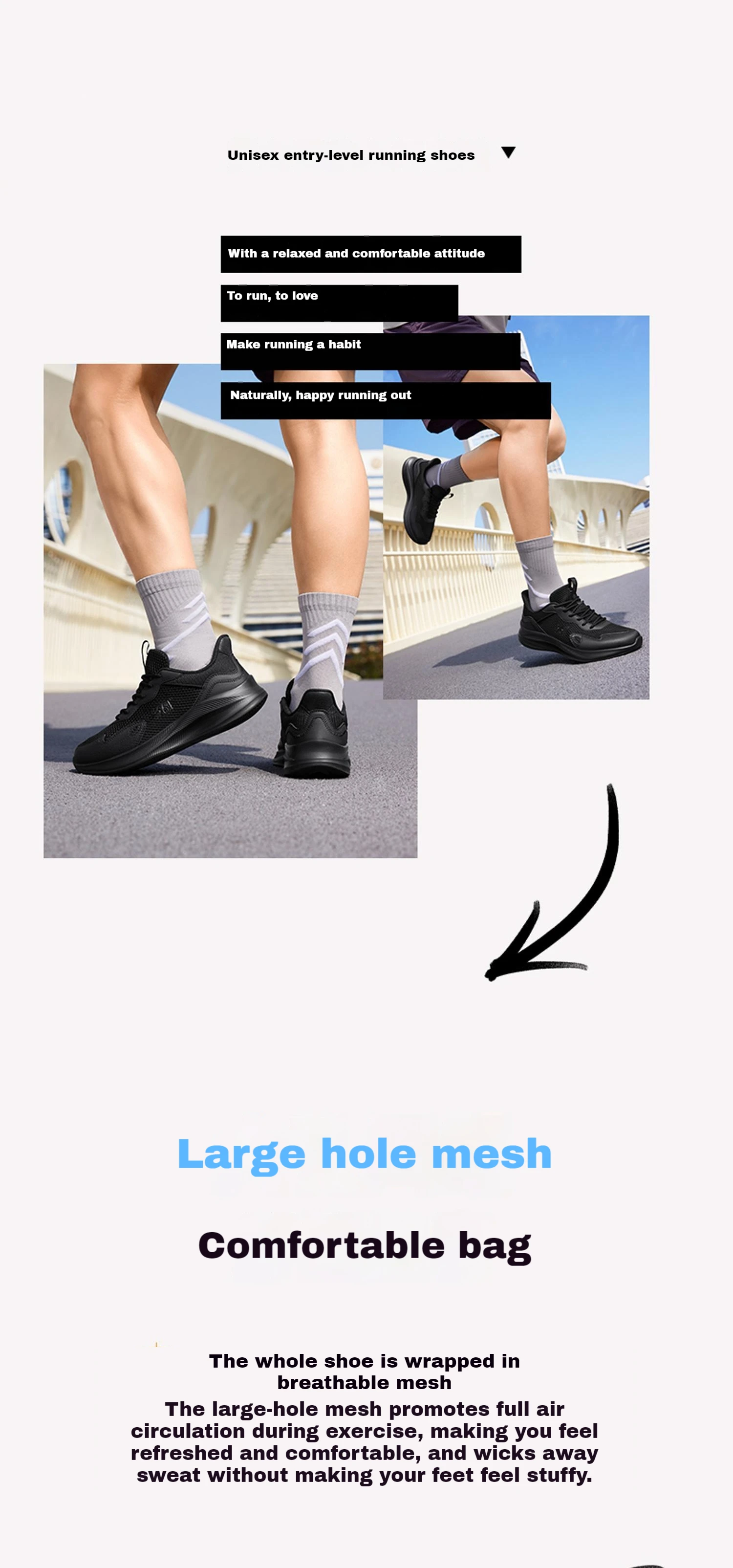 361 Degrees Men Running Shoes - Side View