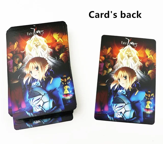 Anime Fate/stay night Matou Sakura Tohsaka Rin Saber Cosplay Tarots Playing  Cards Tarot Game Flash Cards Collection Cards Props - AliExpress