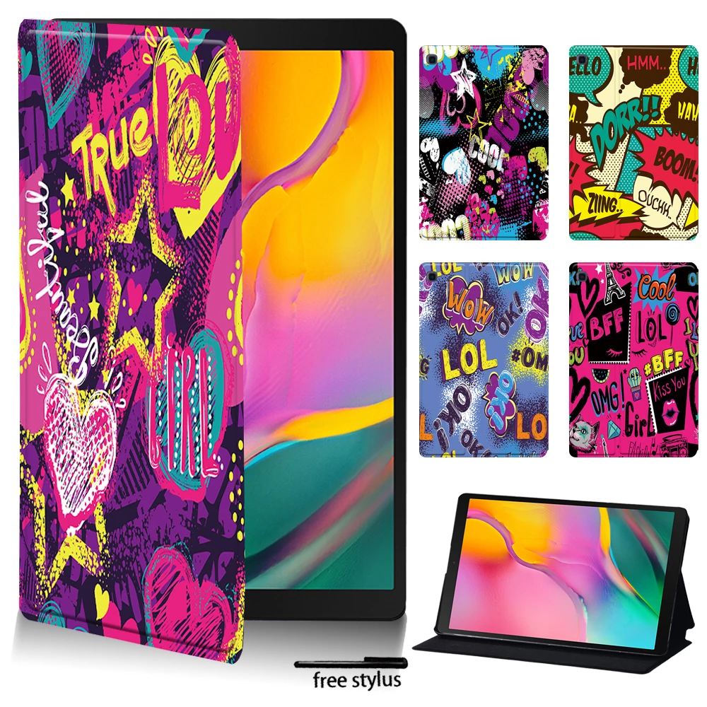 

For Samsung Galaxy Tab A 8.0" 9.7" 10.1" 10.5"/E 9.6"/S5e 10.5"/S6 Lite 10.4" PU Leather Tablet Stand Folio Cover Case