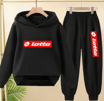 Abbigliamento per bambini set cappuccio piu pantaloni 1