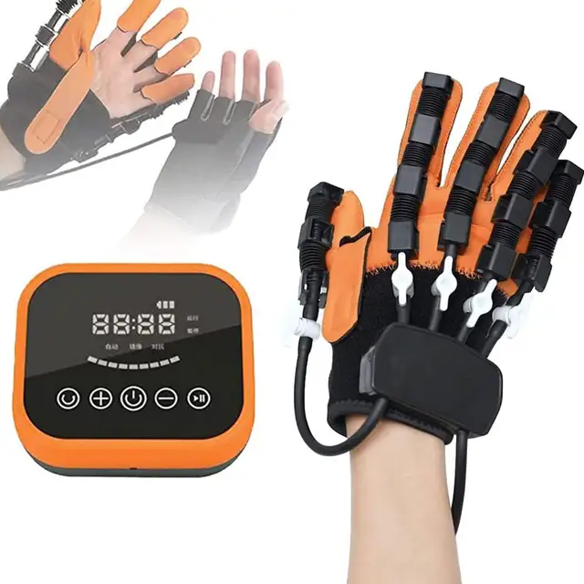 1pc Intelligent Rehabilitation Robot Gloves Supports Bone Care For Hand Training Hemiplegia Finger Rehabilitation Trainer 1