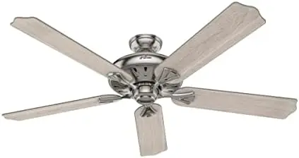 

Company, 51119, 60 inch Oak Matte Silver Ceiling Fan and Handheld Remote