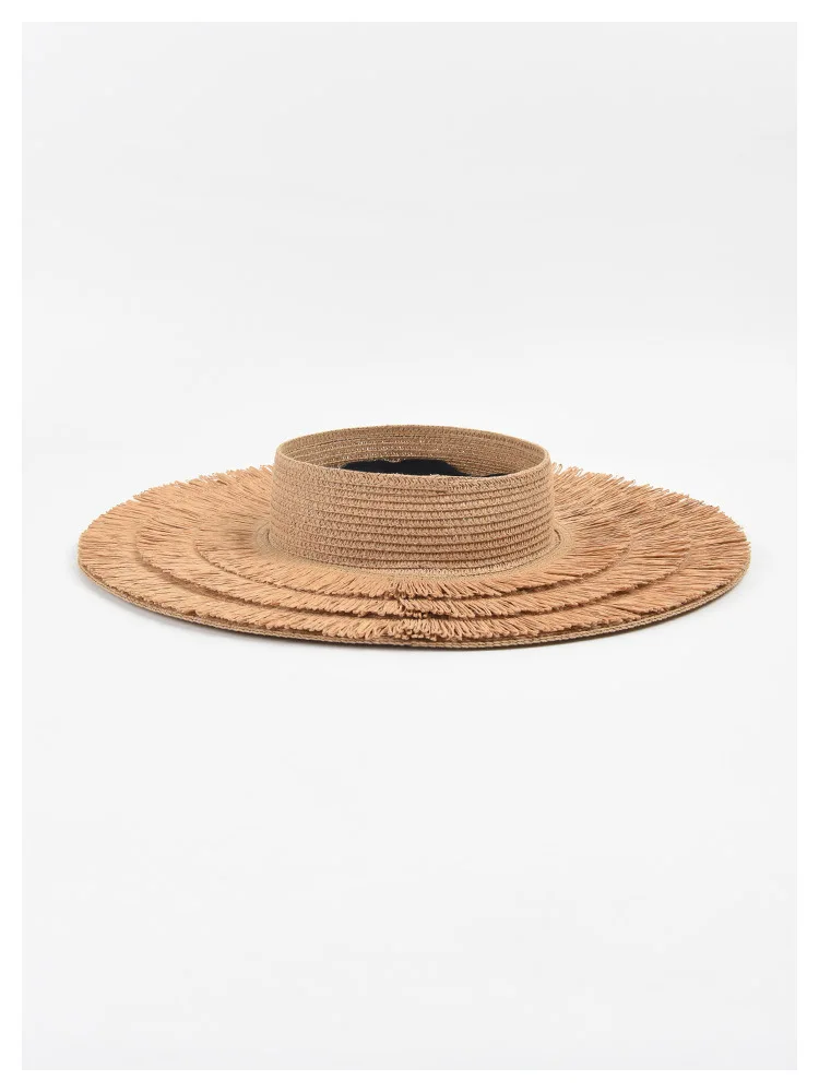 2023 New Fashion Women's Large Eaves Sun Summer Designer Beach UV Protection Empty Top Tassel Straw Hat Wholesale_voghion.com