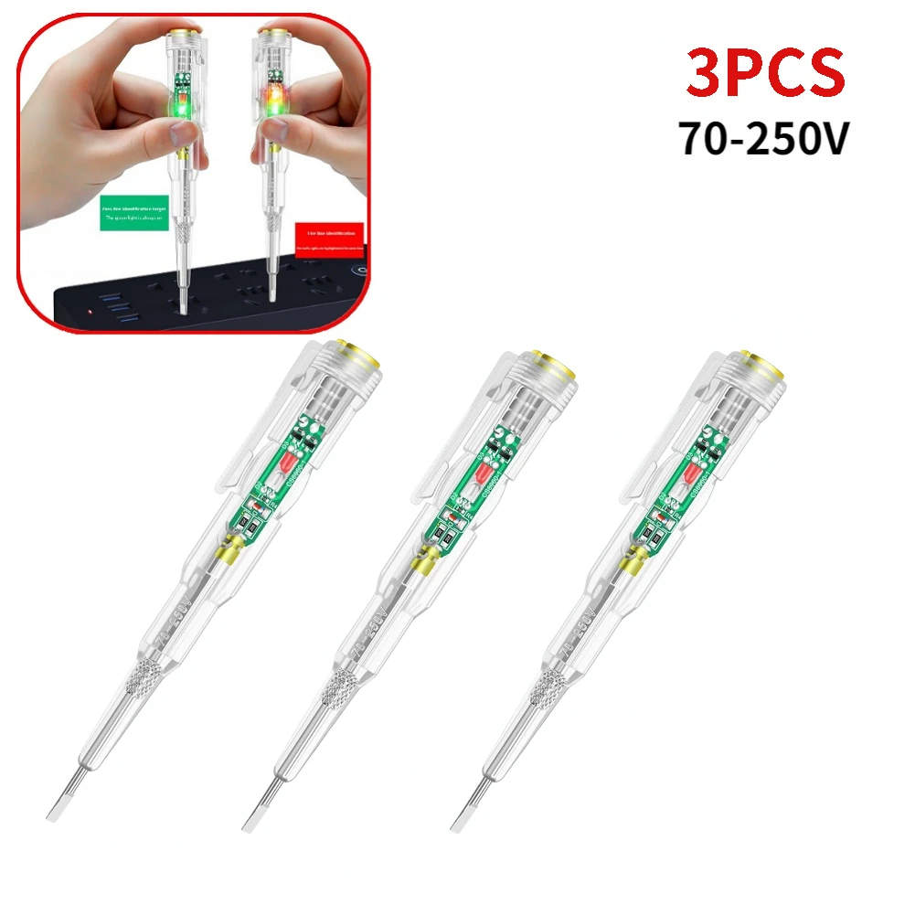 70-250V IP56 Waterproof Voltage Tester Induced Electric Pen Detector  Screwdriver Probe Test Pen - Price history & Review, AliExpress Seller -  beautifu & Healthy Store