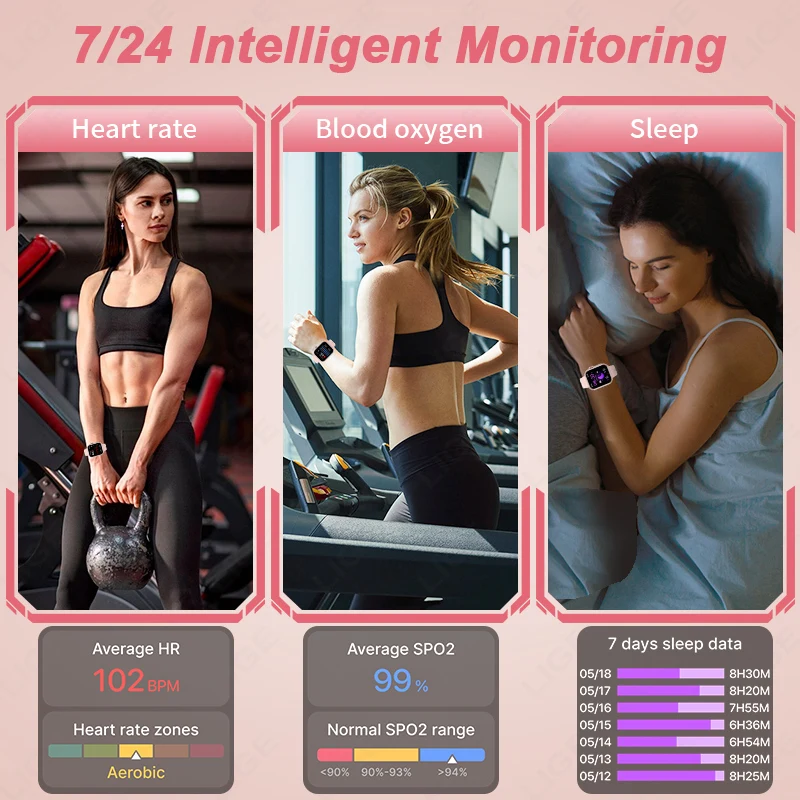 LIGE Ultra 2 SE Smart Watch Men Women 1000mAh AMOLED Heart Rate 100+Sport Bluetooth Call Waterproof Smartwatch For IOS Android