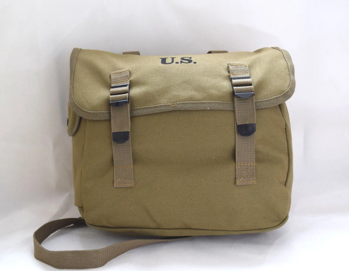 Réplica de WWII US M1936 M36 Musette Field Bag Back Pack Haversack