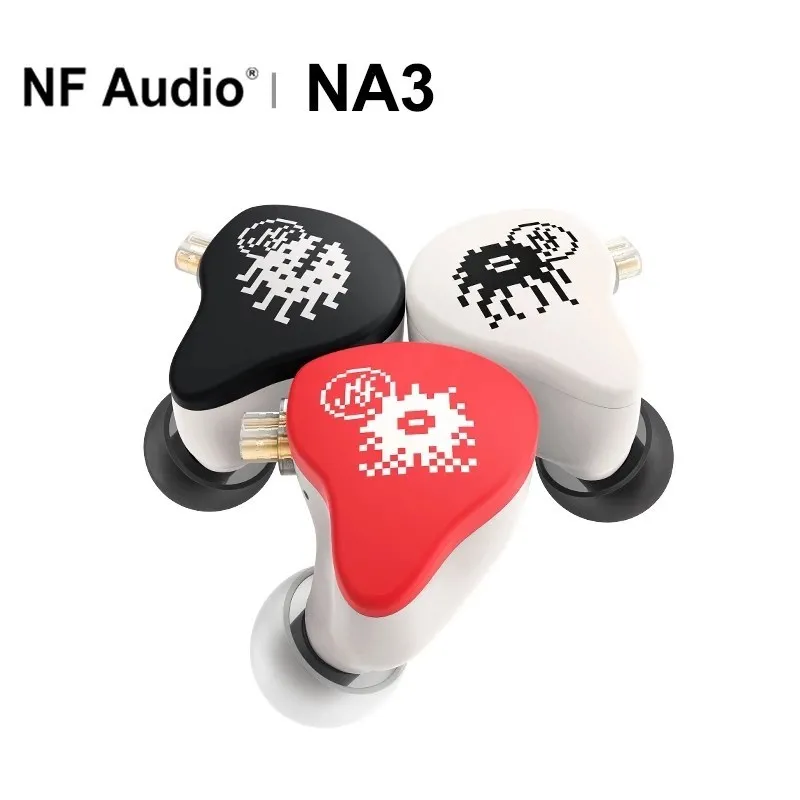 

NF AUDIO NA3 HIFI Dual Cavity Dynamic Drive In-Ear Earbuds Stage Monitor Eearphones with 2pin 0.78mm Detachable Cable