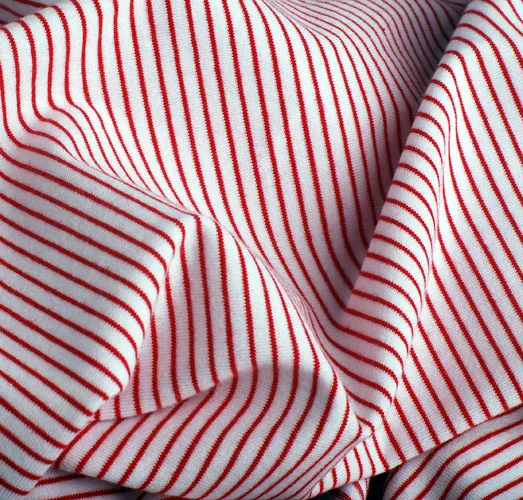 wide 1mm stripe 100% cotton knitting elastic fabric DIY sewing clothing cloth 165cm wide 100% tissu hometextile tela sewing 2
