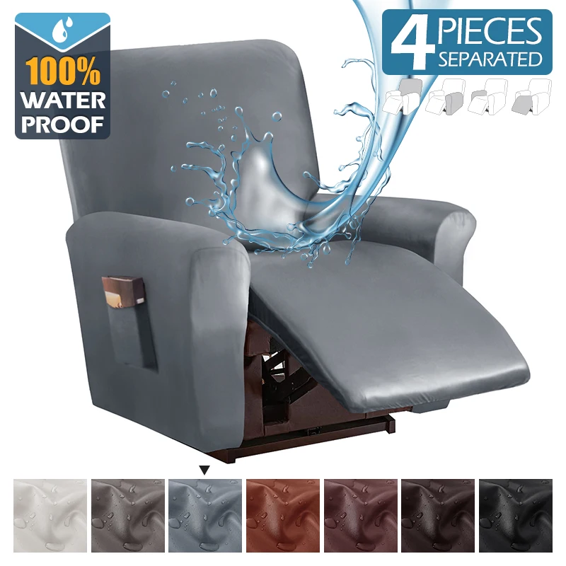 Waterproof Sofas Covers Pu Recliner Chair Cover Pu Slipcover