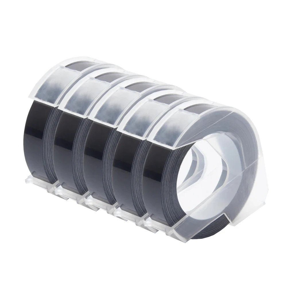 Description Picture 4 of item5 PK Label Maker Compatible for 3D Dymo Label Tapes Multicolor 9mm Printer Ribbon Motex E101 1610 CIDY C101 Label Machine Tapes