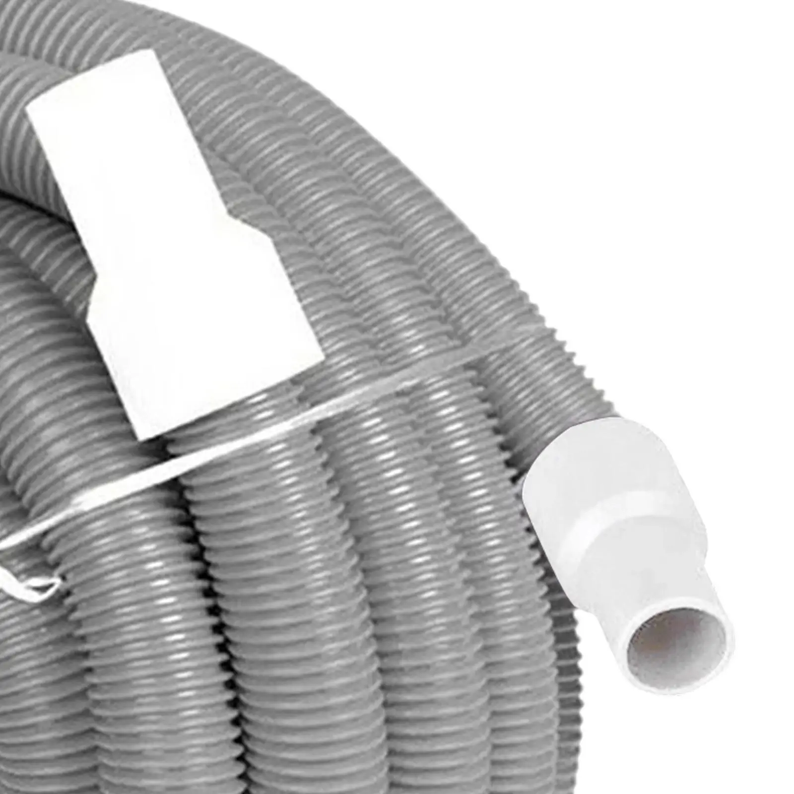 Heavy Duty Ground Pool Vacuum Hose, Durable Flexible Connector, Portable Gray, 5