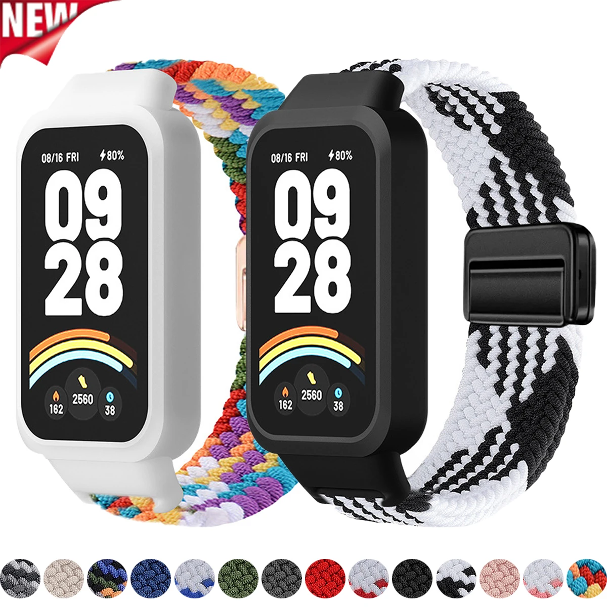Enhanced Protective Sports Nylon Bracelet with Strap and Bumper Shell Cover