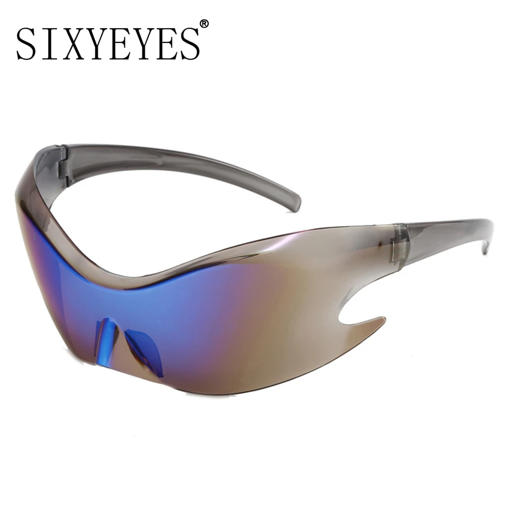 2025 Futuristic Y2k Sunglasses for Men Women Brand One Piece