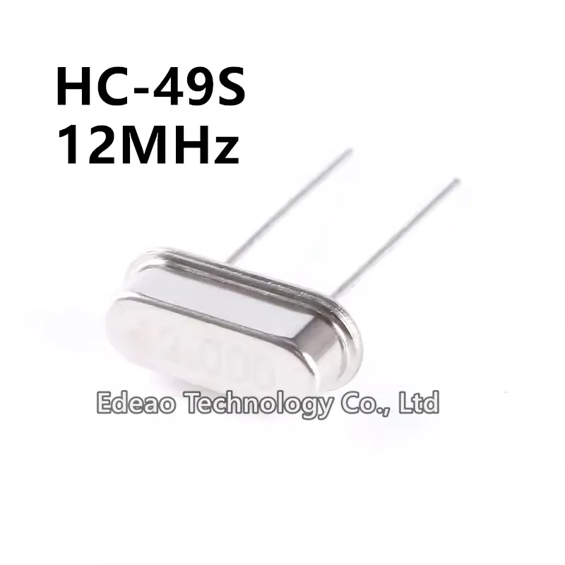 

10 шт./партия, Кварцевый резонатор DIP-2 HC-49S 12M 49S 12.000 12MHz