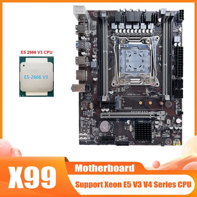 X99 Motherboard LGA2011 3 Computer Motherboard Support Dual Channel