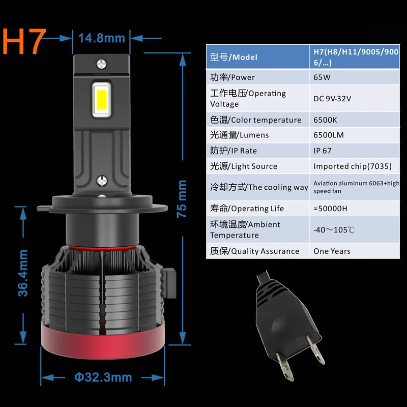 F5d 130W H4 Led Bulb Light 13000lm Auto LED Headlights Bulb Fog Light Car LED Headlamp Kit led car lights led lights led bulbs led headlights led car headlights car headlamps