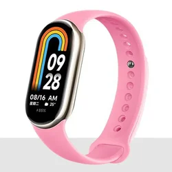 Waterproof Silicone Sport Watchbands - Universal Replacement Strap for Smart Fitness Trackers (22 Barbie powder)