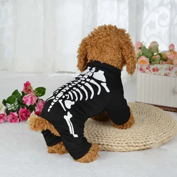 Skeleton Pet Halloween Costume 1