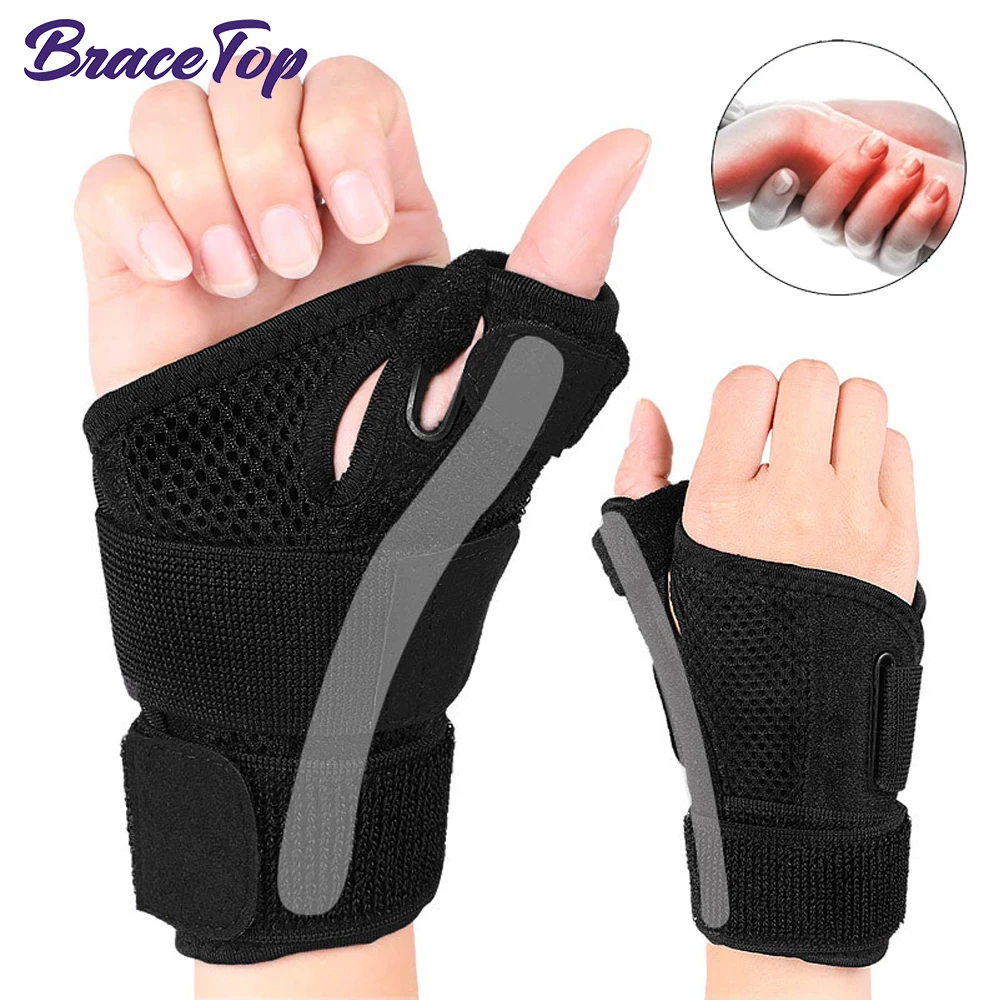 

1 PCS Wrist Orthosis Thumb Brace Sports Wrist Support Adjustable Finger Holder Protector Brace Protective Strap Protect Fingers