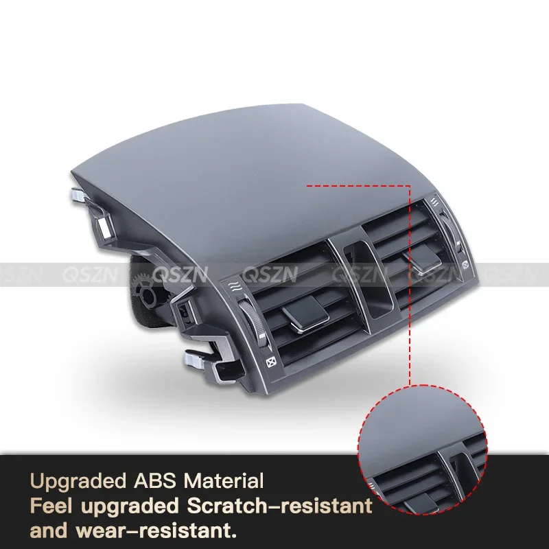 Car AC Air Vent Outlet Panel Grille Cover Air Conditioning For Toyota Corolla Altis E15 2007-2013 ac air conditioner vent grille dashboard panel cover ac blower motor cover
