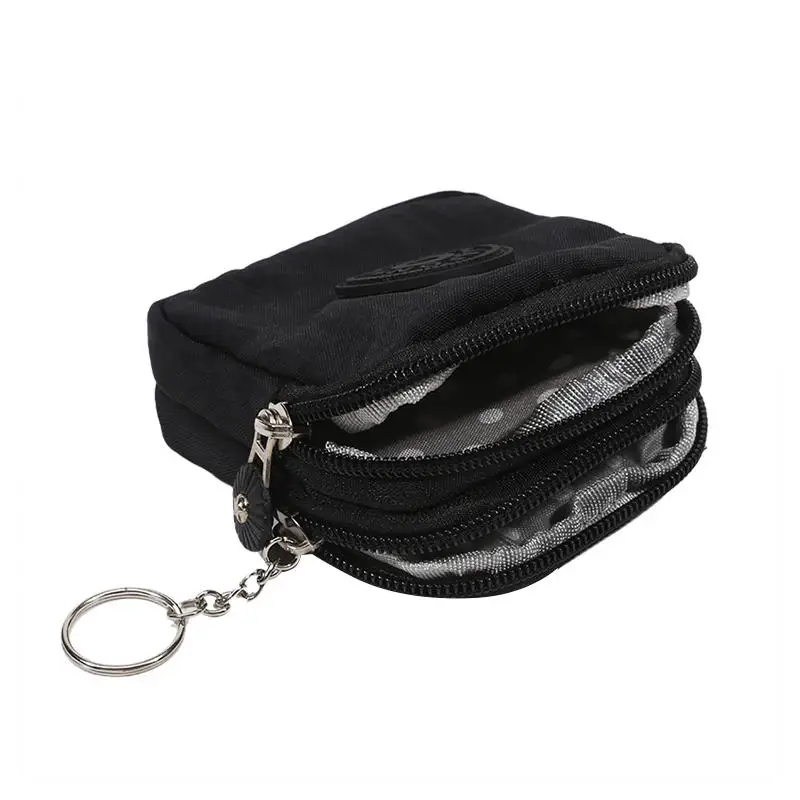 Mini Nylon Coin Purse with keys
