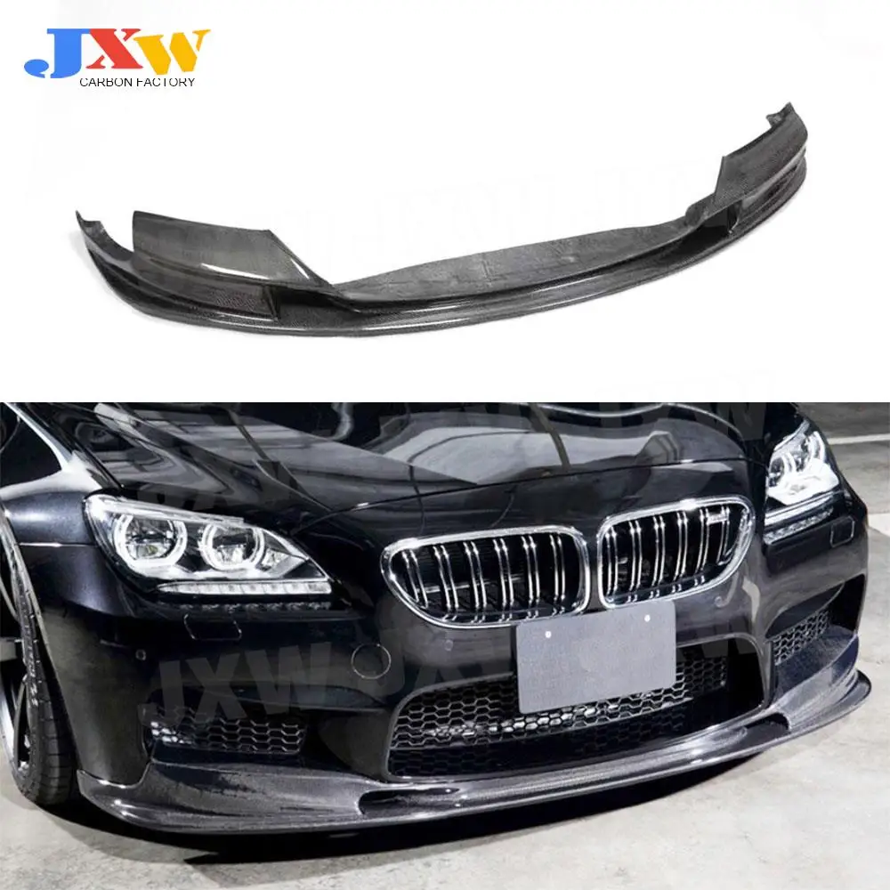 

Front Bumper Lip Splitters For BMW 6 series F06 F12 F13 M6 2013-2018 Carbon Fiber Front Spoiler FRP